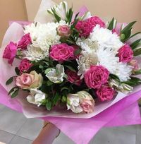 букет из хризантем